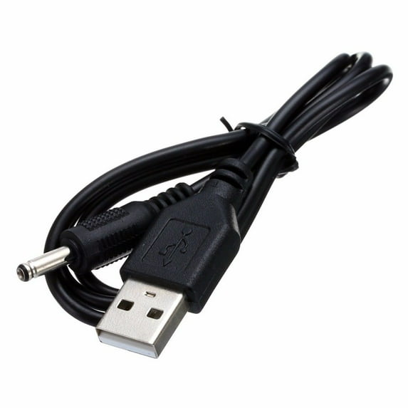 Simyoung 3.3FT 5V DC Power Cord Type A Male USB to DC 3.5mm x 1.35mm Barrel Jack Adapter Connector Charging Cable Plug