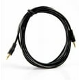thumbnail image 1 of Simyoung 3.5mm Gold Male to Male Stereo Audio AUX Cable Cord for PC iPod CAR Phone 5FT 1.5M, 1 of 3