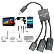 كابل Simyoung 3 في 1 Mirco USB إلى USB، أسود