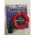 thumbnail image 1 of Simyoung 3Ft x 10mm Bike Bicycle Security Anti-Theft Steel Cable Lock W/2 Keys Red, 1 of 1