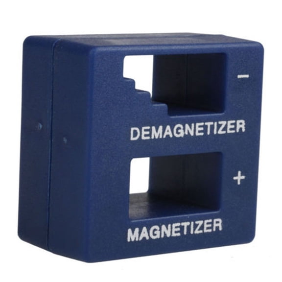Simyoung Blue Precision Magnetizer and Demagnetizer - 1 Pack - for Screwdrivers, Screws, Drill Bits, Sockets, Nuts, Bolts, Nails, Drivers, Wrenches, Tweezers, and Other Steel Tools
