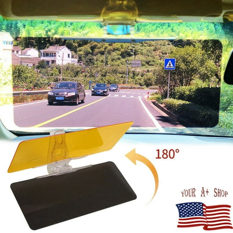 Simyoung Car Sun Visor Extension Anti Glare Driving HD Tac Visor Unversisal  Day And Night as seen on tv