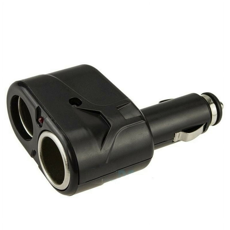 Simyoung Dual Car Cigar Cigarette Lighter Socket Splitter Adapter Charger Two Ports Plug Socket