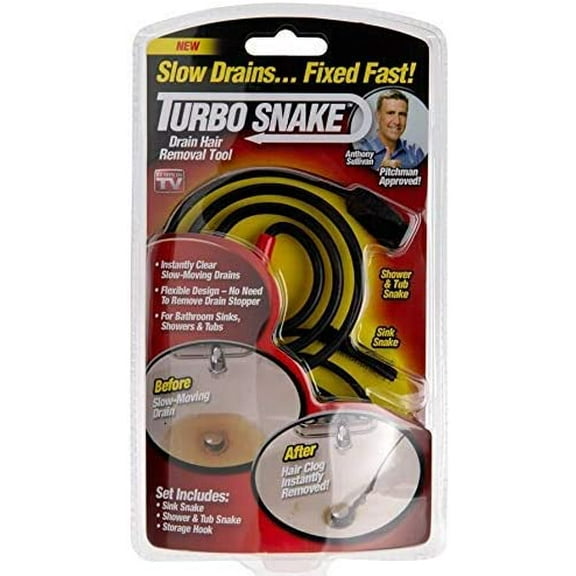 Simyoung Flexible Stick Drain Opener - Shower Drain Cleaning Tool - Professional Drain Clog Remover, Hair Catcher - Plumbing Auger Clog Remover - Drain Snake