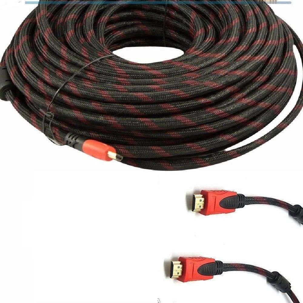 Simyoung HDMI Braided Cable Cord for TV HDTV Xbox 360 Xbox One PS3 4 5 High Speed 4K Compatible with Projector Laptop Television Monitor 75FT