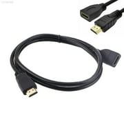 Simyoung HDMI Extension Cable 3 Feet, High Speed HDMI Extender Cable 4K@60HZ(Male to Female) Compatible for Xbox One,PS5,PS4,Roku TV Stick,Blu Ray Player,3FT