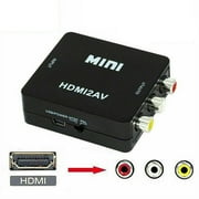  محول Simyoung HDMI إلى RCA صغير مركب 1080P صوت فيديو AV CVBS للتلفزيون 