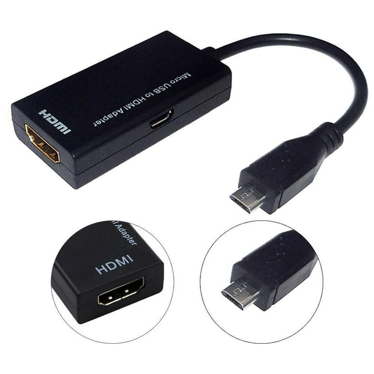 Simyoung MHL Male Micro USB 2.0 to HDMI Female Adapter Cable For Android  Phones Tablet TV 1080P HD Adapter with MHL Function