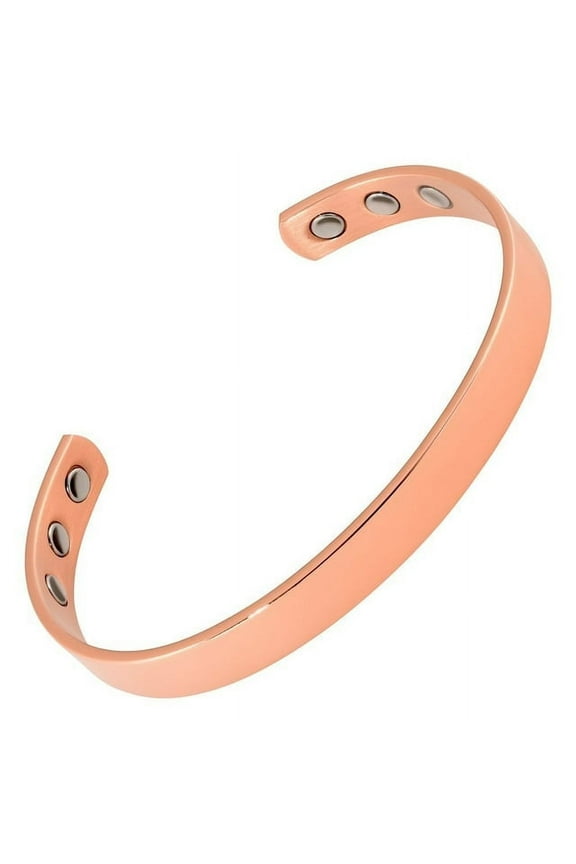 Men Women Magnetic Copper Healing Bracelet Therapy Joint Pain Relief Bracelet with 6 Powerful Magnets for Arthritis, Carpal Tunnel