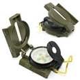 thumbnail image 1 of Simyoung Multifunctional Metal Pocket Army Style Compass Military Camping Hiking Survival Marching Impact Resistant & Waterproof Compass for Outdoor, Hiking, Camping, Boy Scout, Gift, 1 of 6