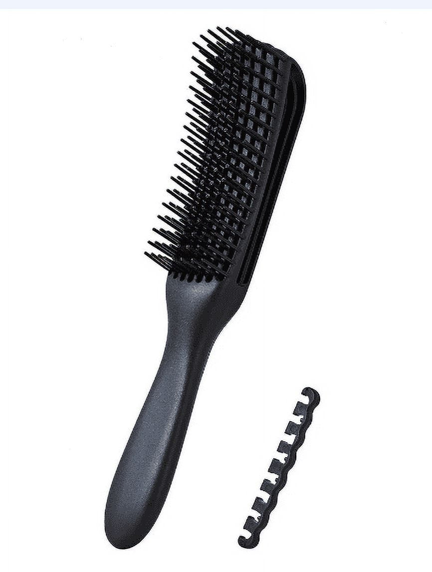 Travel Brush Mini Boar Bristle Brush Folding Hair Brush for Thin