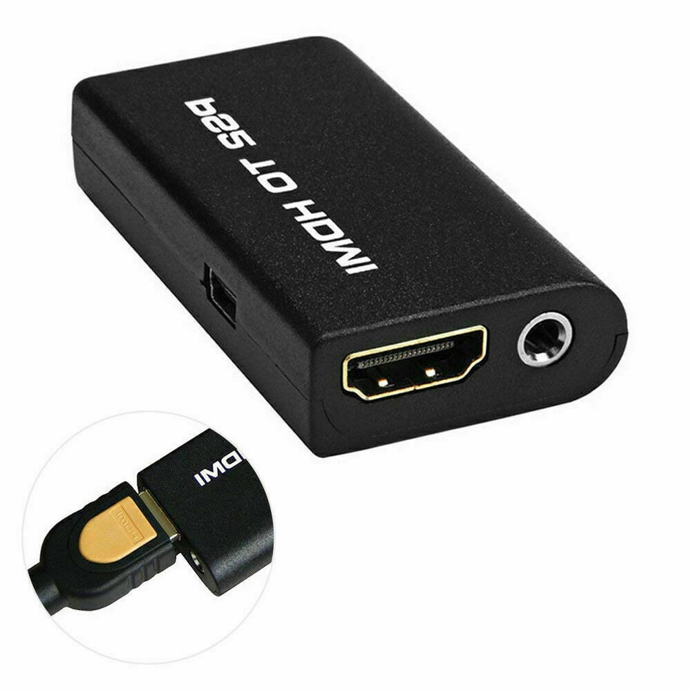 Simyoung PS2 to HDMI Converter Video AV Adapter 3.5mm Audio Output for