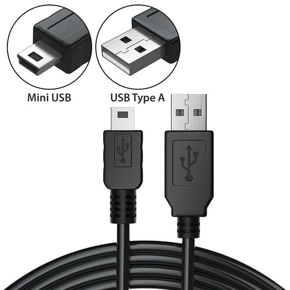 Simyoung USB A to Mini USB 3FT Data Sync Charger Cable For GPS Camera PS3 MP4 Speakers PDA Sony PlayStation 3 TomTom BlackBerry Garmin HTC Motorola Samsung Digital Camera Nikon Portable HDD