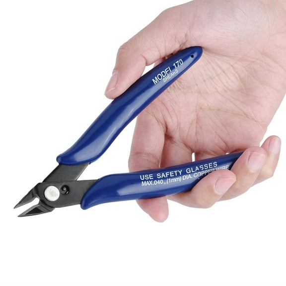 Simyoung Wire Cutters for Jewelry Making Small Wire Cutters Steel Wire Cutter 5 Inch Offset Pliers Plastic Wire Cutter Model Tool Pliers Carbon Steel Nozzle Pliers Plastic Cutter Tool