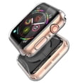 thumbnail image 1 of Simyoung iWatch Case 44mm Series 4 Screen Protector for Apple Watch All Around Protective Case High Definition Clear Ultra-Thin Cover - Gold, 1 of 8
