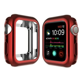 Simyoung Apple Watch Case Series 5 Series 4 44mm with Buit in TPU Clear Screen Protector All Around Protective Case Ultra Thin Cover Rose Gold