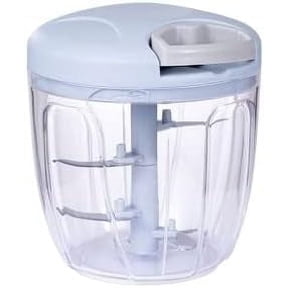 Manual Food Chopper Powerful Hand Mixer Processor to Chop Vegetables Fruits Nuts Onions Salad Garlic for Kitchen