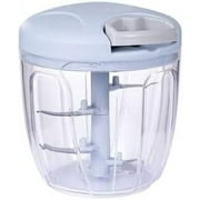 Manual Food Chopper Powerful Hand Mixer Processor to Chop Vegetables Fruits Nuts Onions Salad Garlic for Kitchen