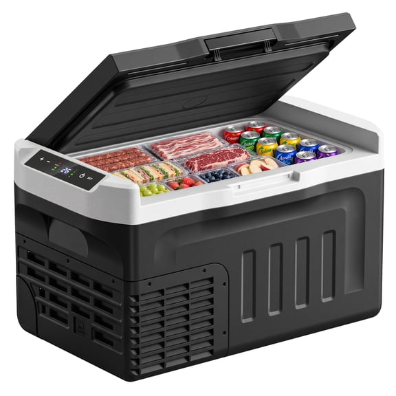 Simzlife 12 Volt Car Refrigerator 22 Quart Portable Fridge Freezer Compressor Cooler 12/24V DC 110~240 Volt AC for Truck Van RV Camper SUV Travel Camping Road Trips