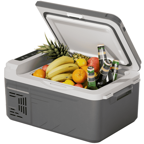 Simzlife 12 Volt Refrigerator, 11 Quart (10L) Car Fridge, Car Refrigerator -4℉~68℉, Portable Freezer for RV, Camping, Travel