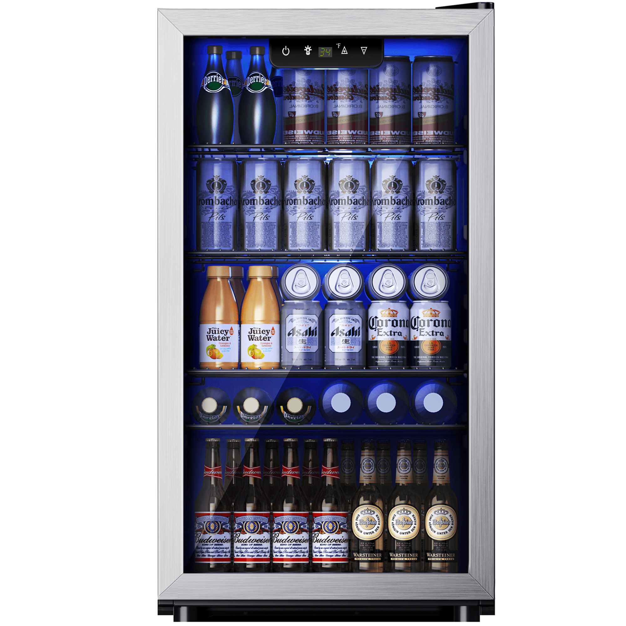 常温サーバー Water Life Series CP70198 Simzlife 130 Can Beverage Refrigerator and Cooler with Glass