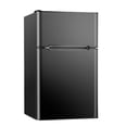thumbnail image 1 of Simzlife 3.2 Cu ft Mini Refrigerator with Freezer, Two Door Compact Small Fridge Adjustable Removable Shelves, Black, 1 of 12