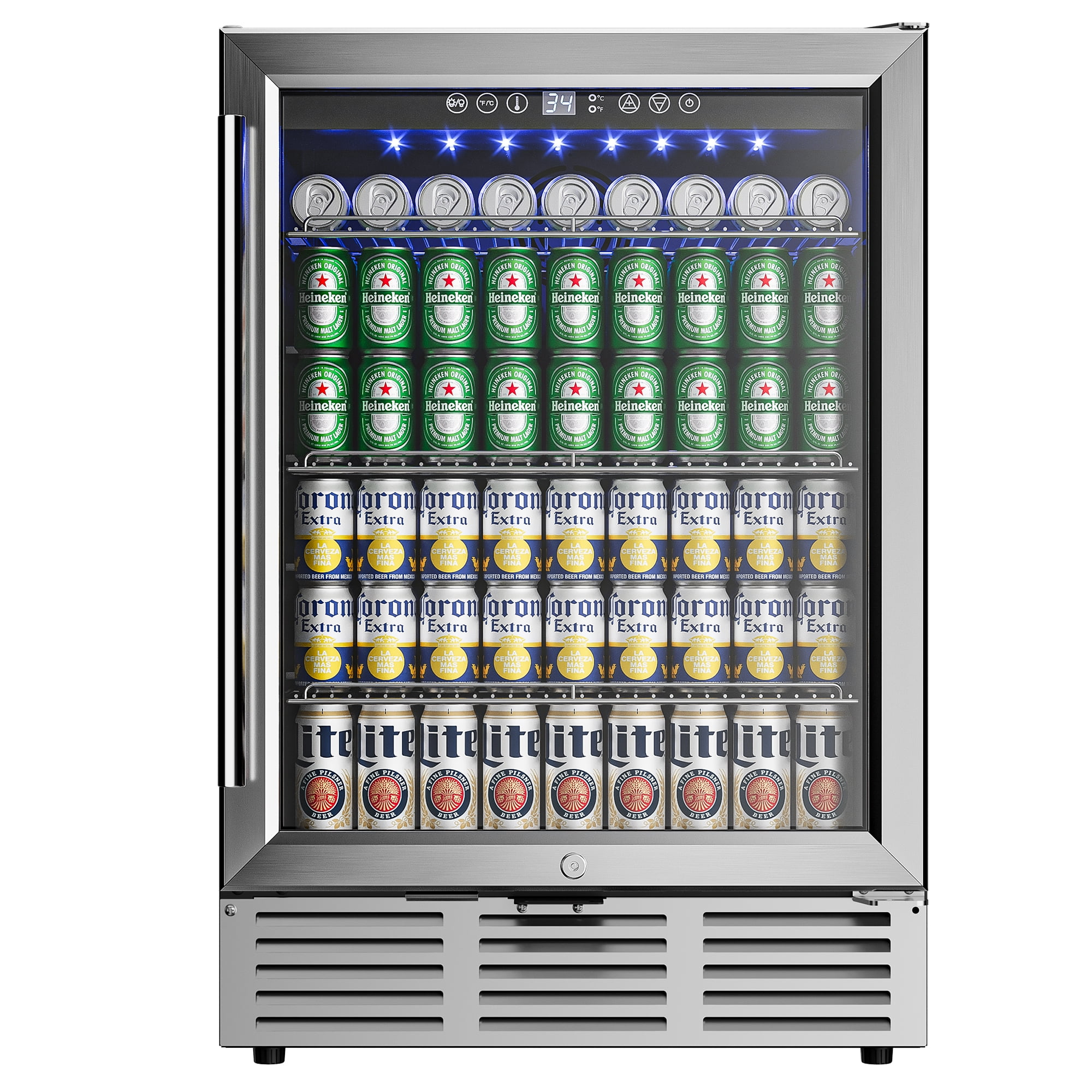 Simzlife 4.9 Cu.ft. Beer Fridge & Beverage Refrigerator Single Zone