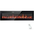 thumbnail image 1 of Simzlife 60 inch Indoor Electric Fireplace Ultra Thin Fireplace, Wall Mounted Recessed Fireplace with Multiple Colors Remote Control, Linear Fireplace with Timer,, 1 of 8