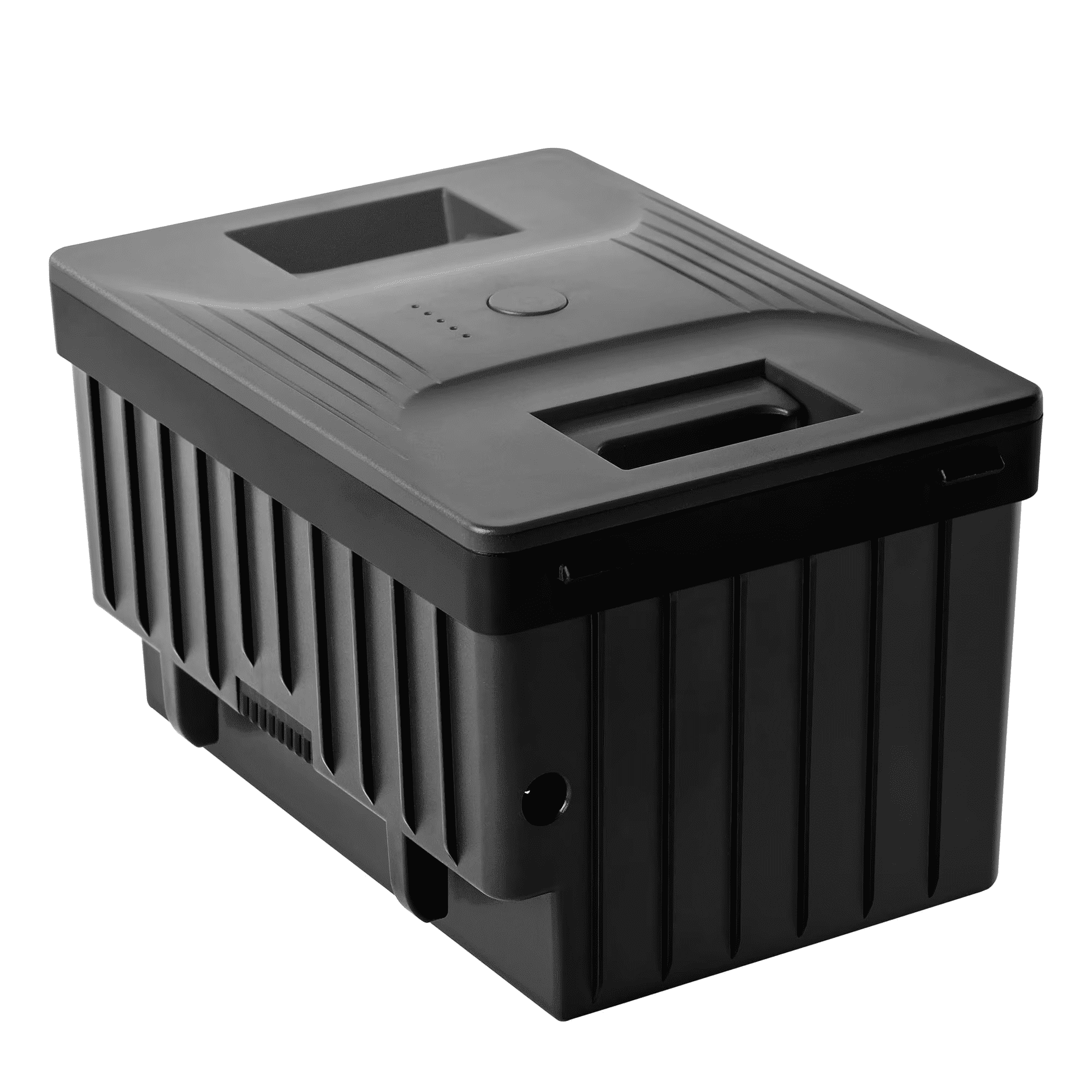 Simzlife Car Refrigerator, 12/24V DC and 120～240V AC, Portable Fridge Battery, 4.9 in W, 2.8 in H