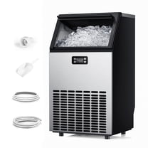 Snowyermine Residential/Commercial Ice Maker, 150 lbs/24H, 33 lb ...