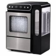 Simzlife Countertop Nugget Ice Maker, 26 Lbs/24H Chewable Sonic Ice, Self-Cleaning Ice Machine, 2.65L Water Tank