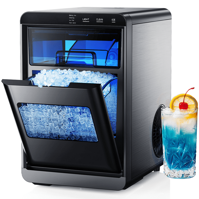 3、4、11 Simzlife Nugget Ice Maker Countertop, 44.9lbs per Day