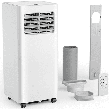 Simzlife Portable Air Conditioner 8000 BTU , Dehumidifier, Fan,Cool, 3 in 1 AC with Remote Control