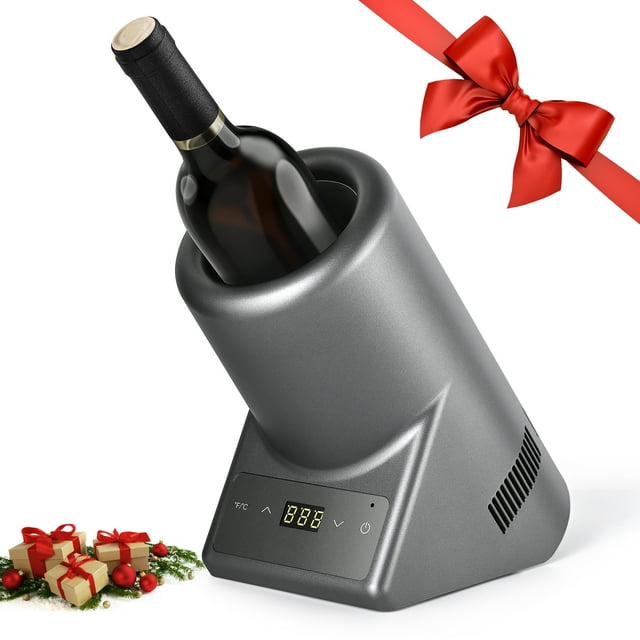Simzlife Single Bottle Electric Wine Chiller with Digital Display