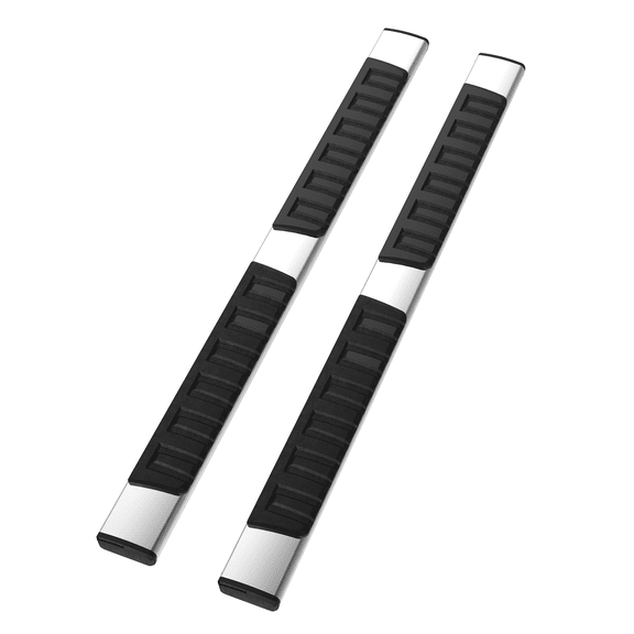 Simzone Running Boards 6.3 Inches Compatible with 2007-2018 Chevy Silverado/GMC Sierra 1500 2500HD 3500HD, 2019 1500LD/Limited 2500HD 3500HD Extended/Stainless Steel Side Steps Nerf Bars