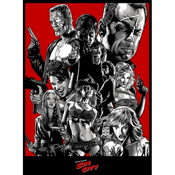 Sin City Movie Mini poster 11inx17in (28cm x43cm) 11x17 poster
