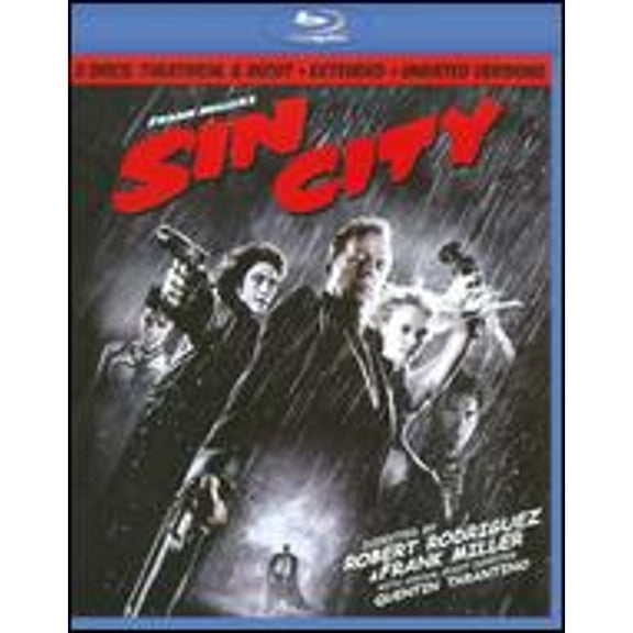 Pre-Owned Sin City [Recut, Extended, Unrated] [2 Discs] [Blu-ray] (Blu-Ray 0786936769616) directed by Frank Miller, Robert Rodriguez
