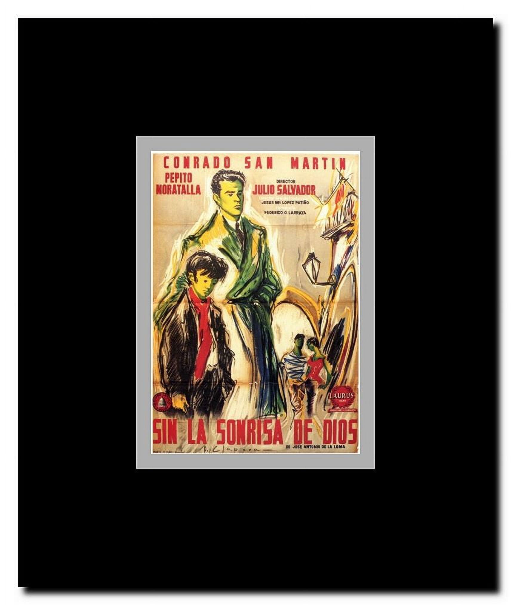 Sin La Sonrisa De Dios Framed Movie Poster
