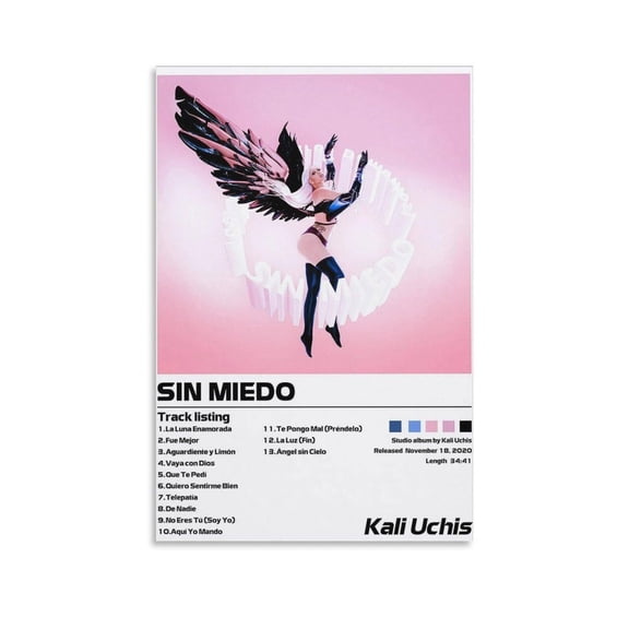 Sin Miedo Kali Uchis Canvas Poster Wall Decorative Art Painting Living Room Bedroom Decoration Gift