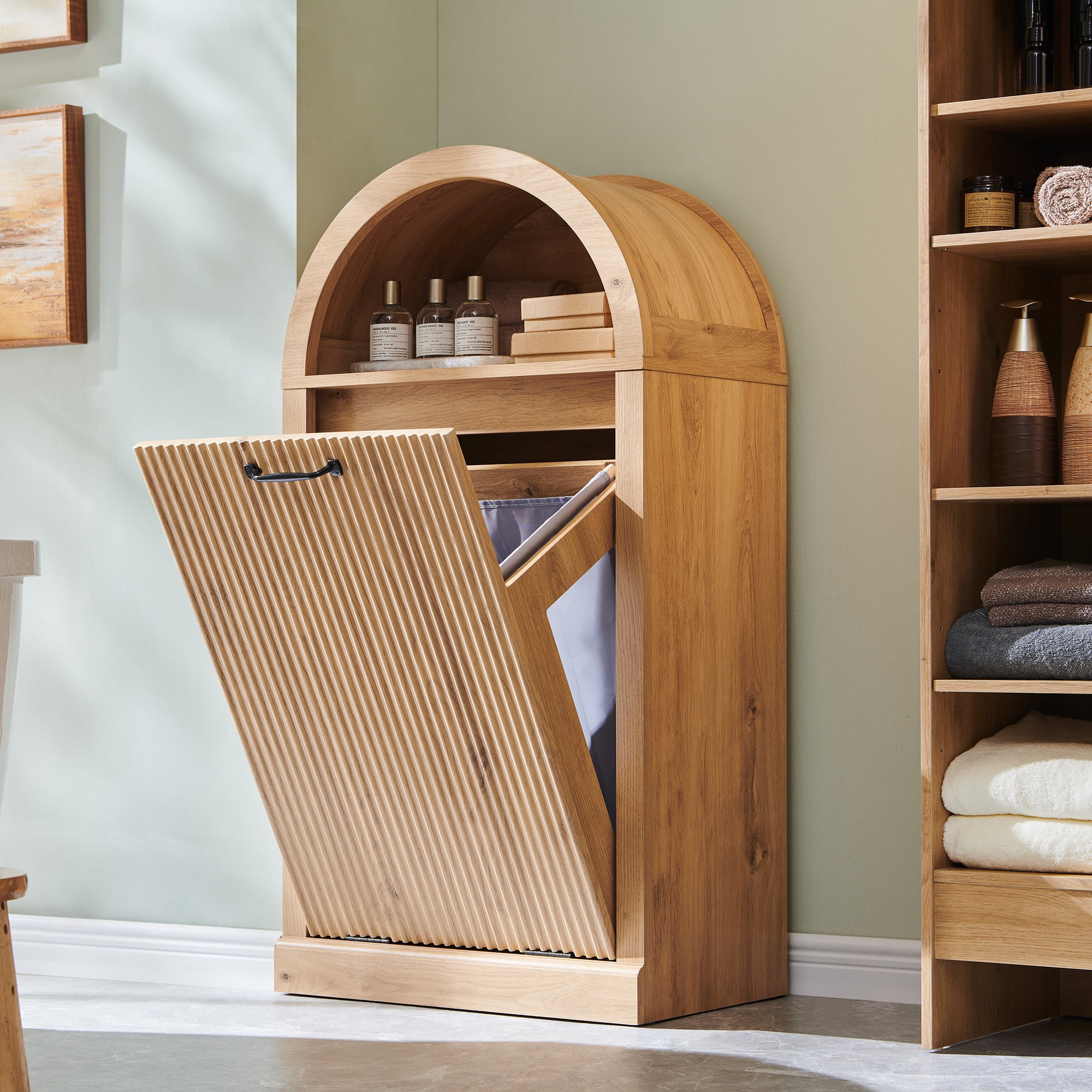 Arched Laundry Hamper