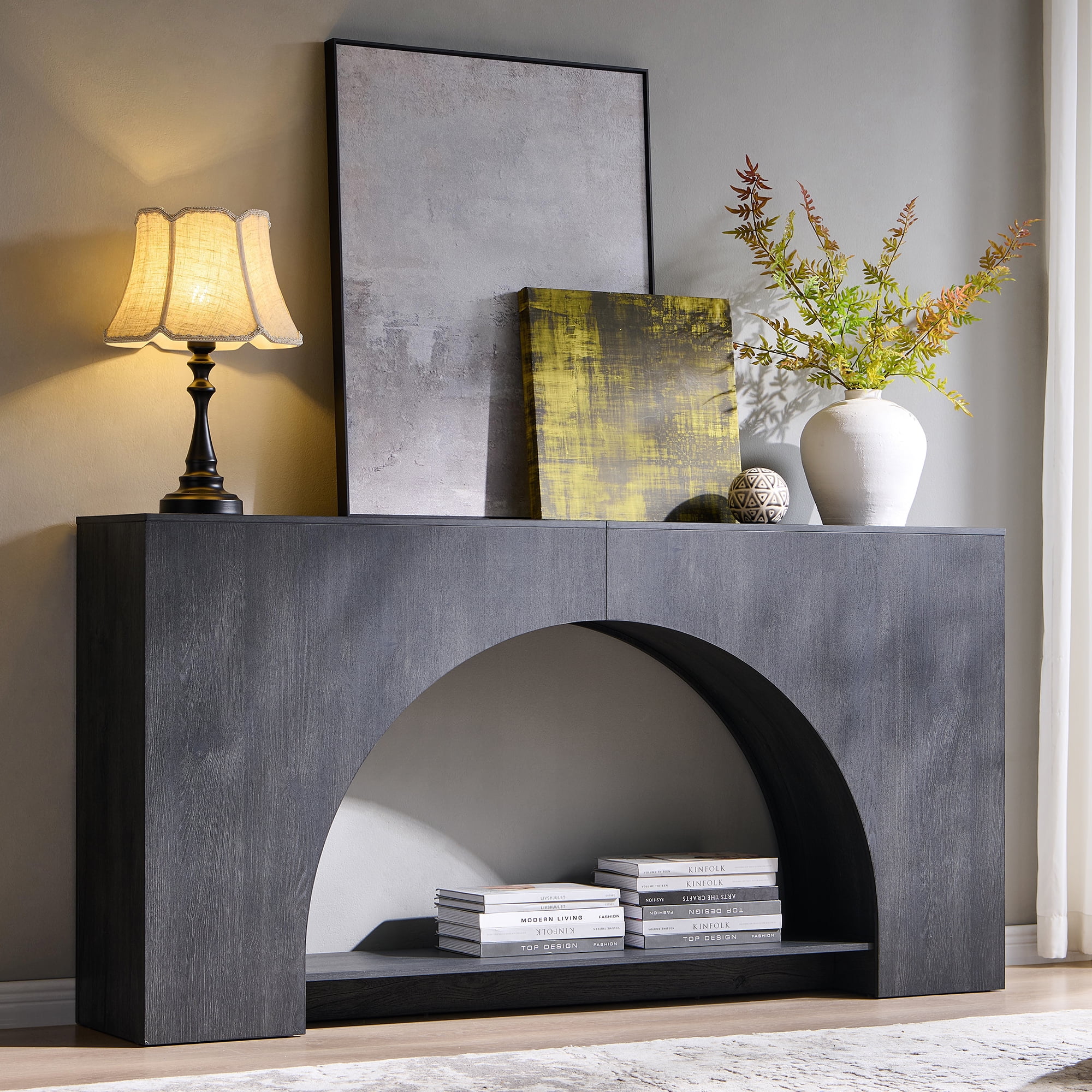 SinCiDo Console Table, Modern Entryway Table for Living Room Foyer and Corridor