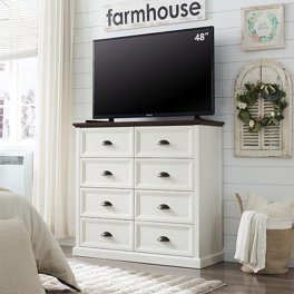 durable Drawer Dresser White Dresser for Bedroom Wood Chest of