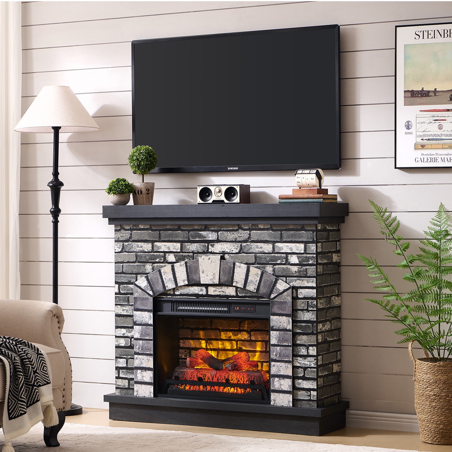 SinCiDo-Electric-Fireplace-