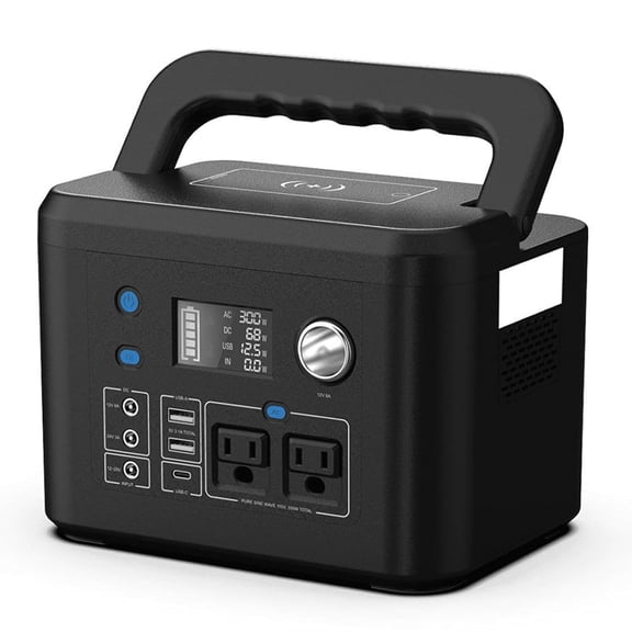 SinKeu 350W Portable Power Station 260Wh Battery Charger Outdoors Camping RV Solar Generato Emergency Backup