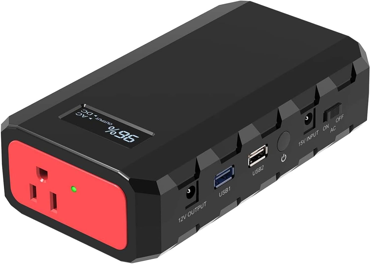  27000mAh Power Bank with 100W AC Outlet,60W PD Type-C