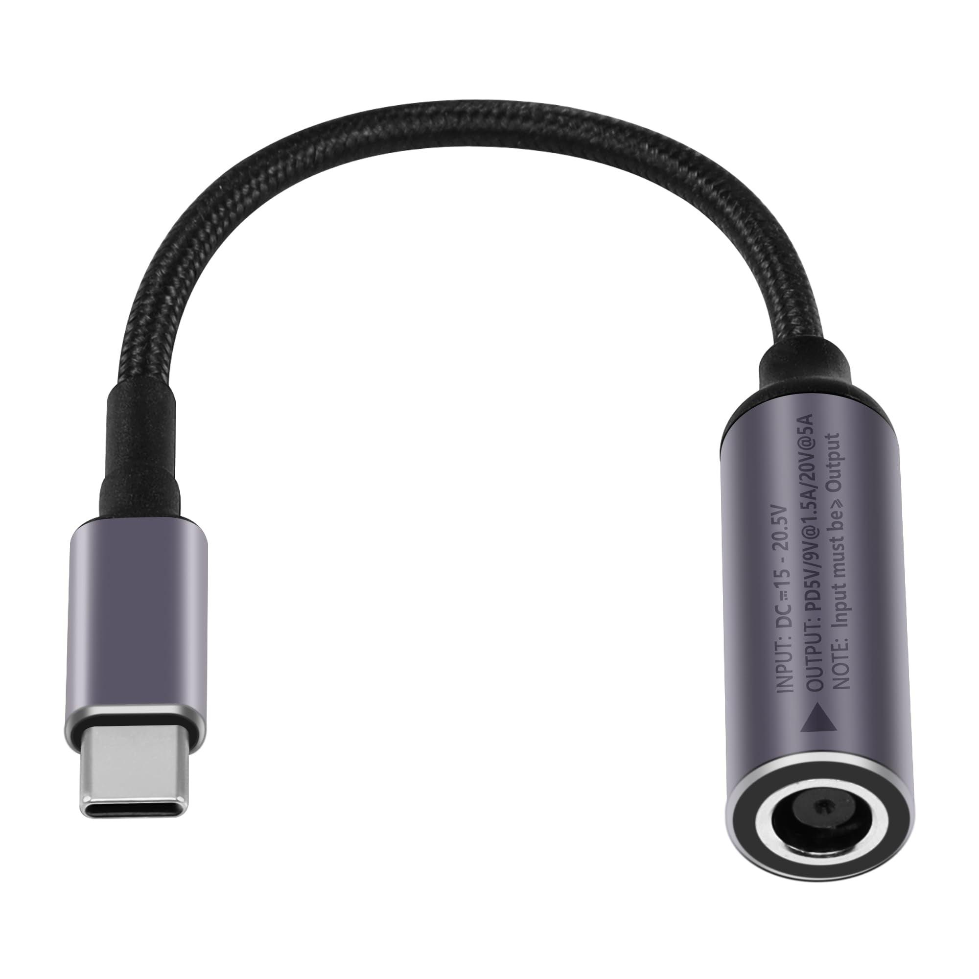 Sinloon Pd W Dc Mm Mm Female Mm Input To Usb Type C Male Power Charging Cable