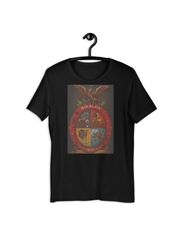 Sinaloa Crest Eagle Snake Mexican Heritage Vintage Graphic Tee