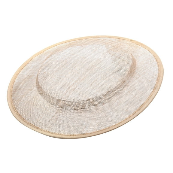 Sinamay Hat Base for Fascinator DIY (Apricot)