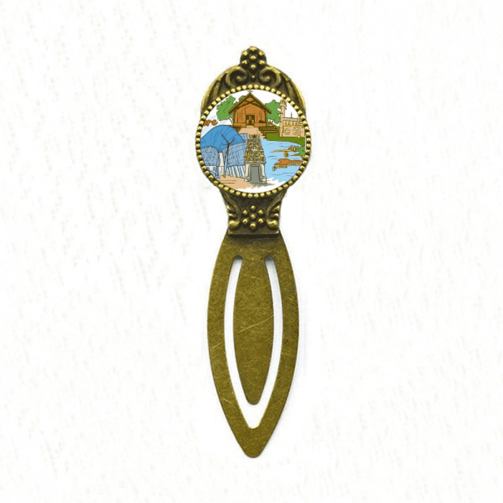 Sinapore Flavor Safari Museum Cathedral Bookmark Retro Office Label Page Marker