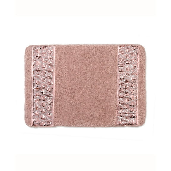 Bath Blush Sinatra Bath Decor Accessories, Premium, Durable, Acrylic Resin, Eco-Friendly Bath Mat (32" W x 21" L)